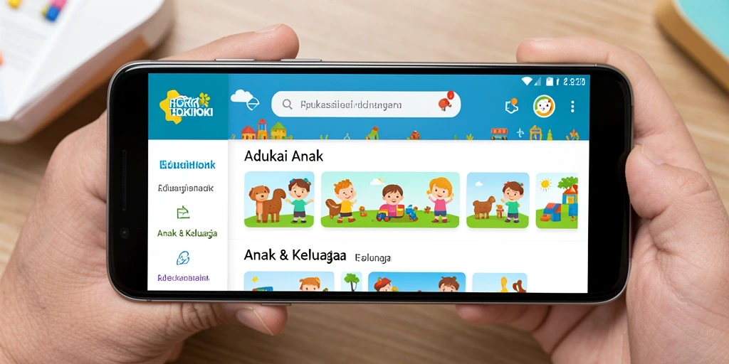 Tampilan antarmuka HOKIHOKI yang menyenangkan dan interaktif.