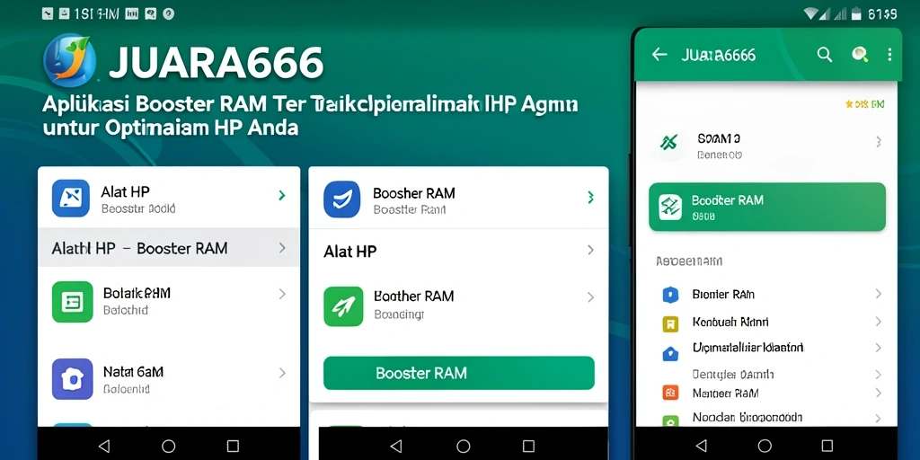 Tampilan antarmuka JUARA666 yang intuitif dan mudah digunakan.