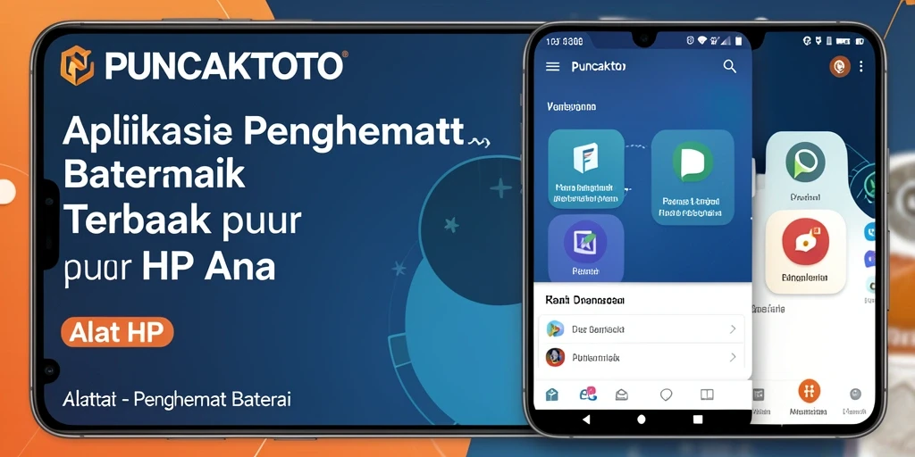 Antarmuka PUNCAKTOTO yang intuitif untuk penghematan baterai.