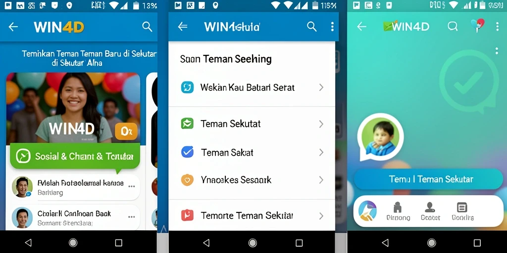 Tampilan antarmuka WIN4D yang ramah pengguna.